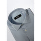 Light Blue Cotton Men Shirt