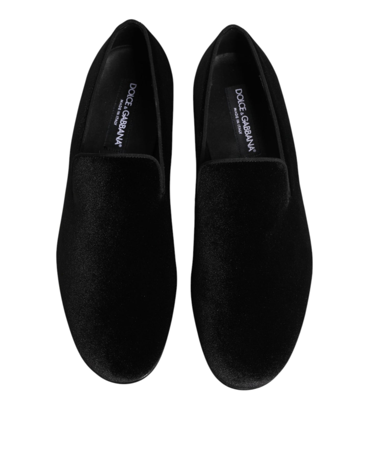 Black Leather Suede Slip On Loafers Dress Shoes