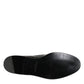 Black Leather Slip On Dress Men Loafers Shoes