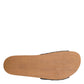 Black Brown Leather Slides Sandals Shoes