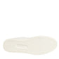White Leather Heart Embellished Sneakers Shoes