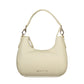 Beige Polyurethane Women's Bag with Shoulder Strap