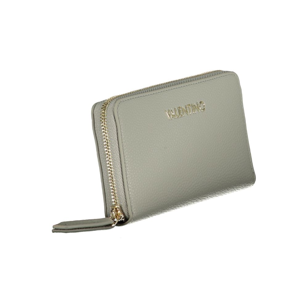 Grigio Polyurethane Woman Wallet