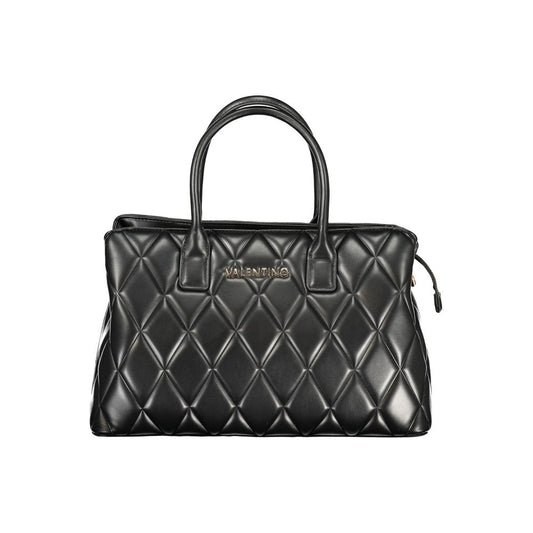 Black Polyurethane Women Bag