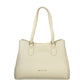 Beige Polyurethane Women's Bag