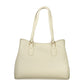 Beige Polyurethane Women's Bag