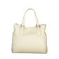 Beige Polyurethane Women's Bag