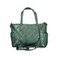 Green Polyurethane Women's Bag