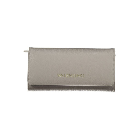 Grigio Polyurethane Women Wallet