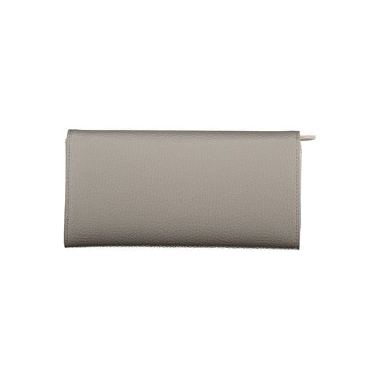 Grigio Polyurethane Women Wallet