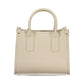 Beige Polyurethane Women's Bag