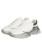 White Silver Daymaster Low Top Sneakers Shoes