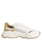 White Gold Daymaster Low Top Sneakers  Shoes