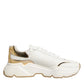 White Gold Daymaster Low Top Sneakers  Shoes