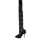 Black Taormina Lace Socks Pumps Boots Shoes