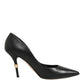 Black Patent Leather High Heels Pumps Shoes