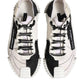 White Black Leather NS1 Sneaker  Shoes