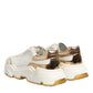 White Gold Daymaster Low Top Sneakers Shoes