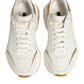 White Gold Daymaster Low Top Sneakers Shoes