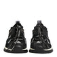 Black Mesh Sorrento Trekking Sneakers Shoes