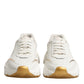 White Gold Daymaster Low Top Sneakers Shoes