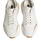 White Gold Daymaster Low Top Sneakers Shoes