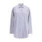 Blue Cotton Dress Shirt