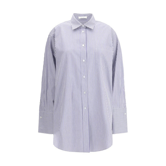 Blue Cotton Dress Shirt