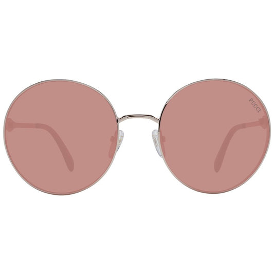 Rose Gold Metal Sunglasses