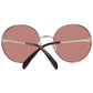 Rose Gold Metal Sunglasses