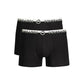 Black Cotton Men's Boxer