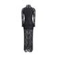Black Polyamide Long Dress