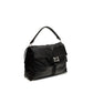 Black Calf Leather Bos Taurus Shoulder Bag