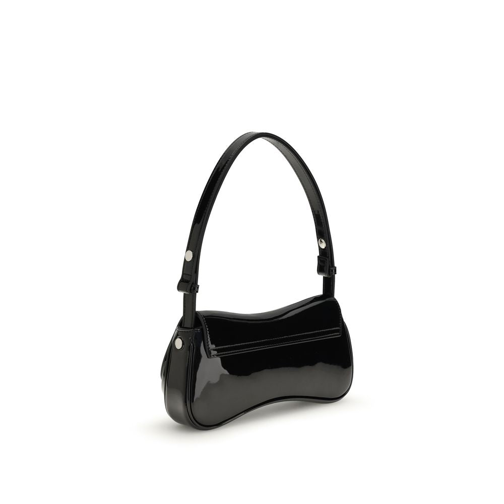 Black Polyethylene Shoulder Bag