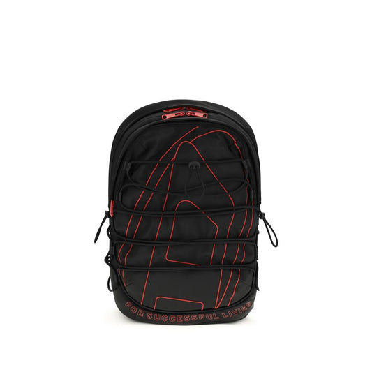 Black Polyester Backpack