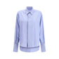 Light Blue Cotton Pattern Shirt