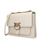 Beige Leather Crossbody Bag