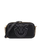 Black Leather Crossbody Bag