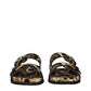 Beige Velvet Slippers