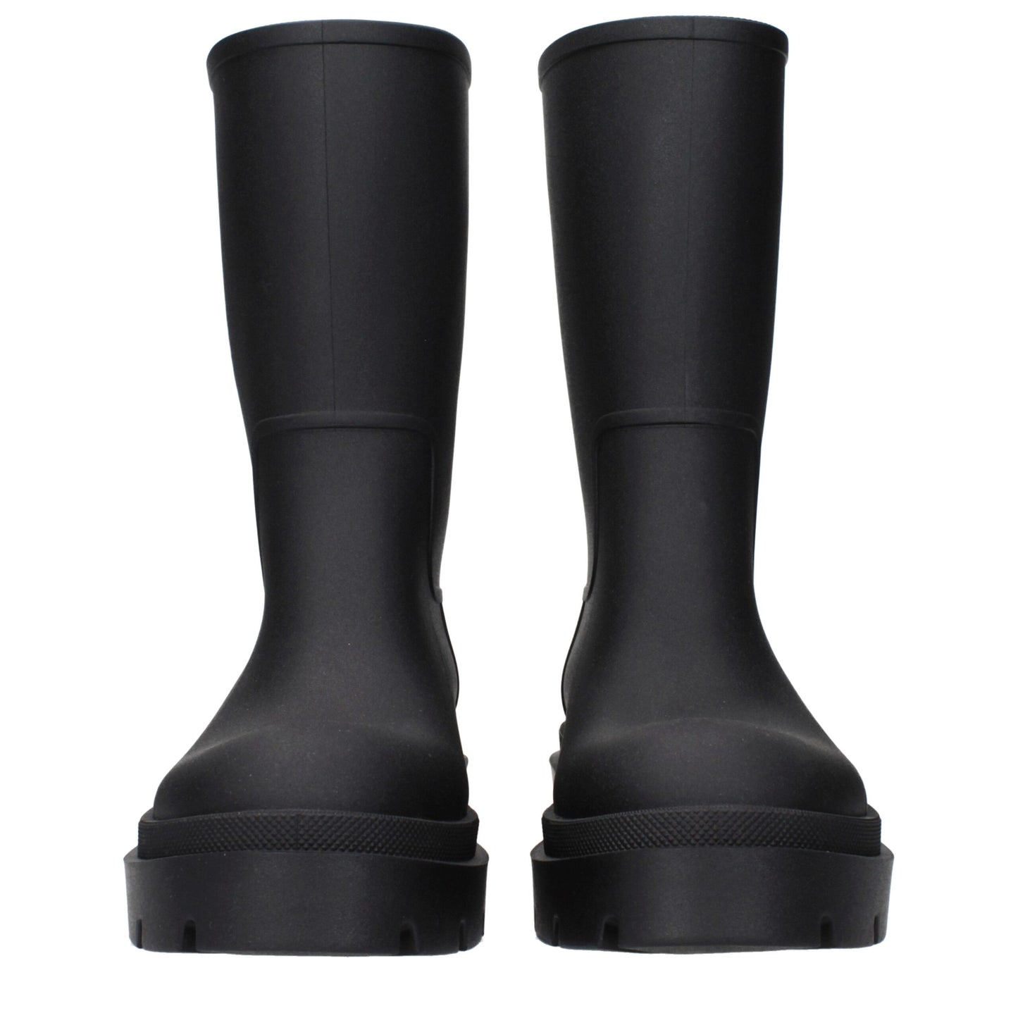 Black Cotton Ankle Boots