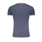 Blue Cotton Men's Underwear T-Shirt