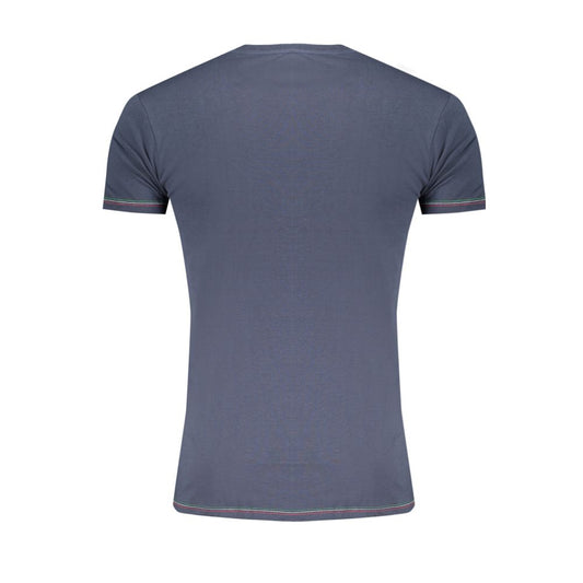 Blue Cotton Men's Underwear T-Shirt