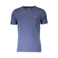 Blu Cotton Men T-Shirt
