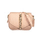 Pink Polyethylene Women Handbag
