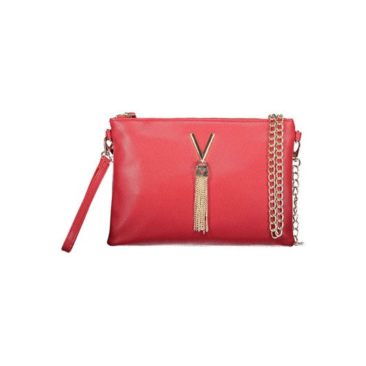 Red Polyethylene Women Handbag