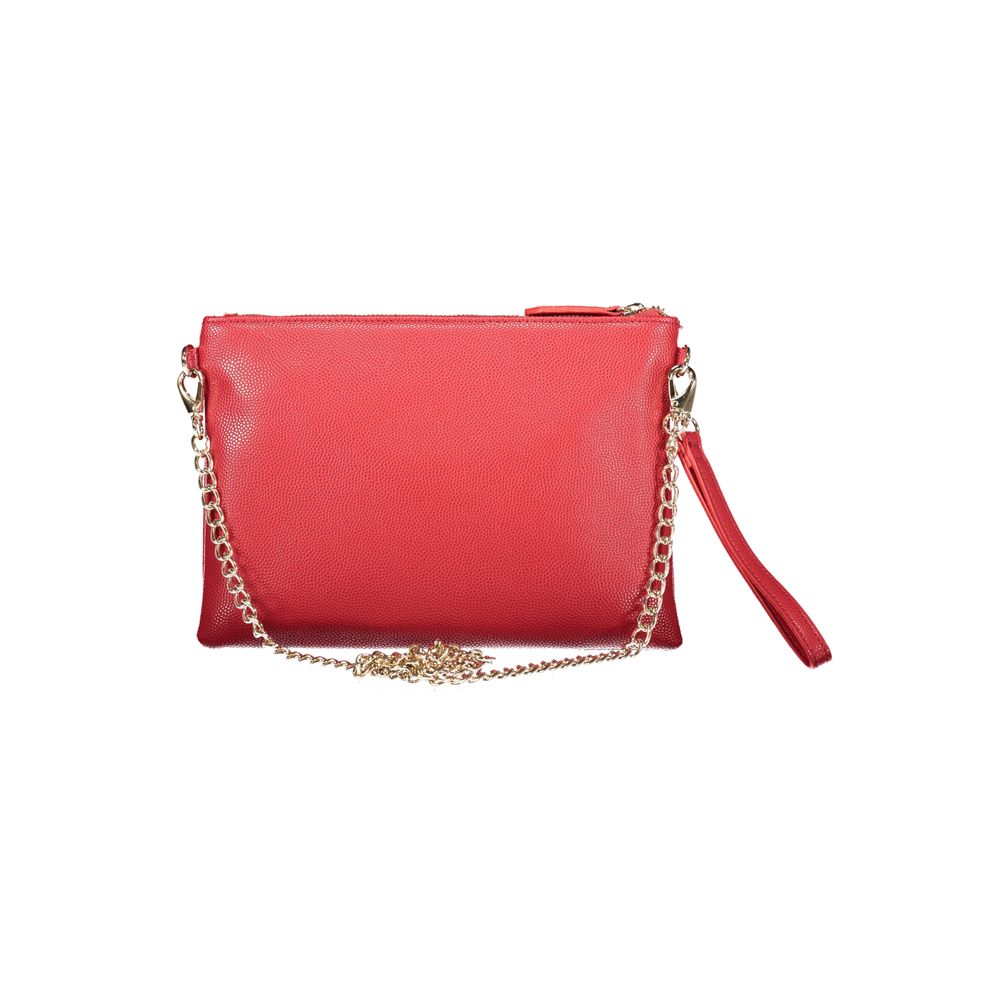 Red Polyethylene Women Handbag