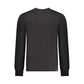 Black Cotton Men Sweatshirt
