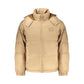 Beige Polyester Mens Jacket