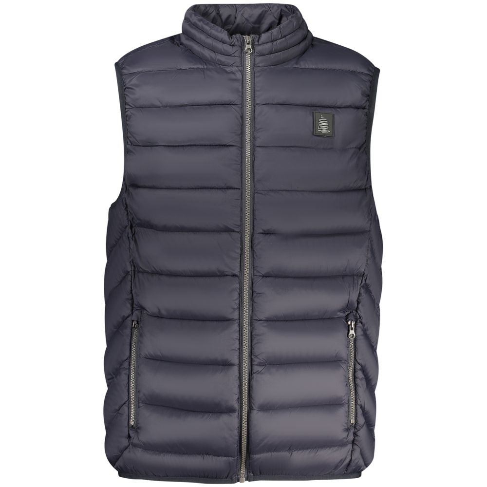 Blu Poliammide Men's Jacket