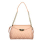 Pink Polyethylene Women Handbag